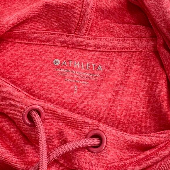 Athleta uptempo hoodie sweatshirt sz S red - Picture 6 of 7